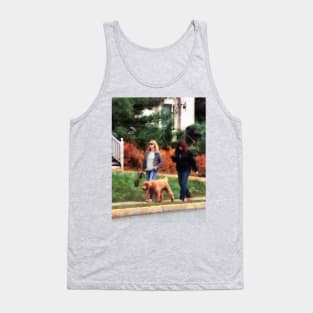 Dogs - Women Walking a Dog Tank Top